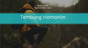 Tembung Homonim